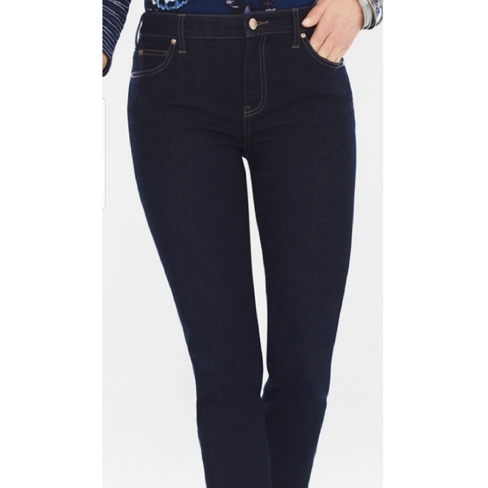 Chico's Platinum Jean's Dark Bootcut Women's Sz 2